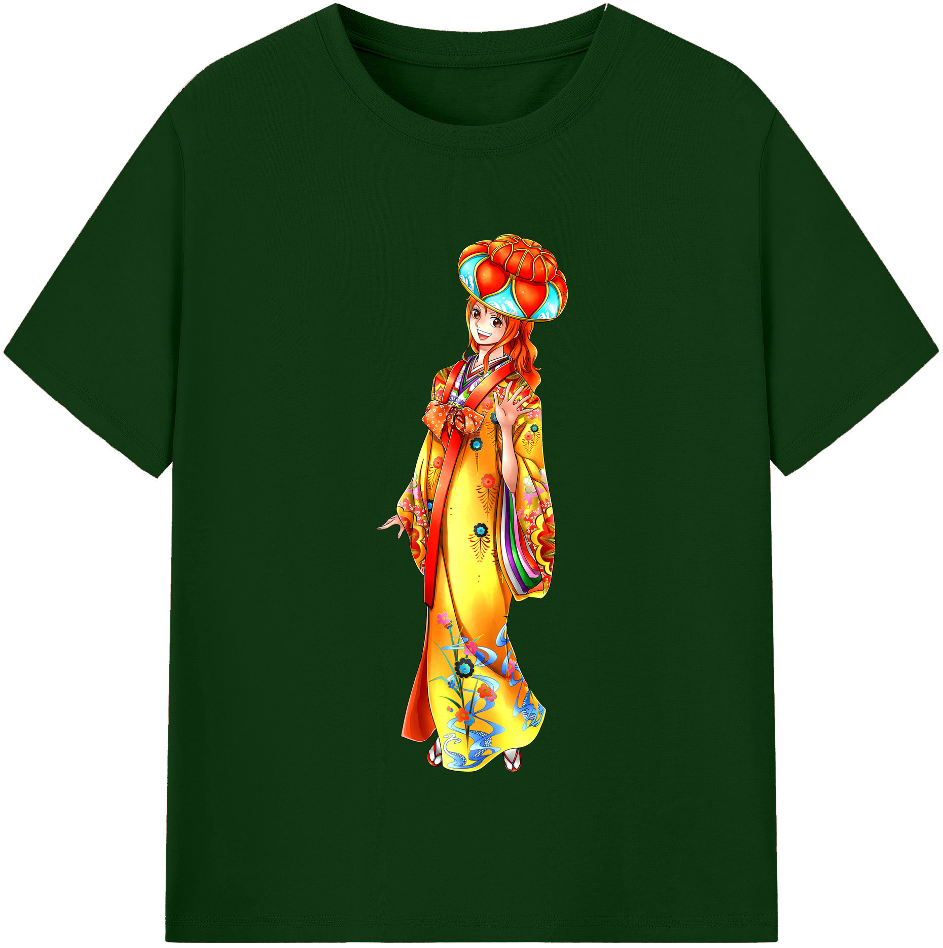 ワンピース ナミ ONE PIECE Nami 綿100％半袖Tシャツ（フロントプリント）